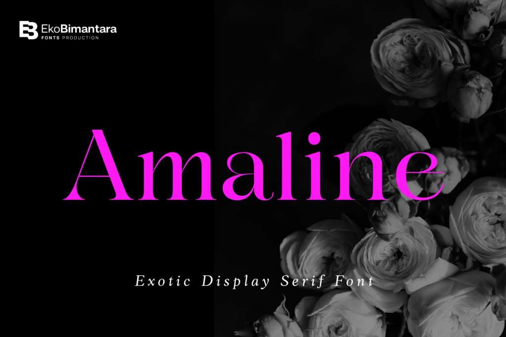 Amaline; Display Serif
