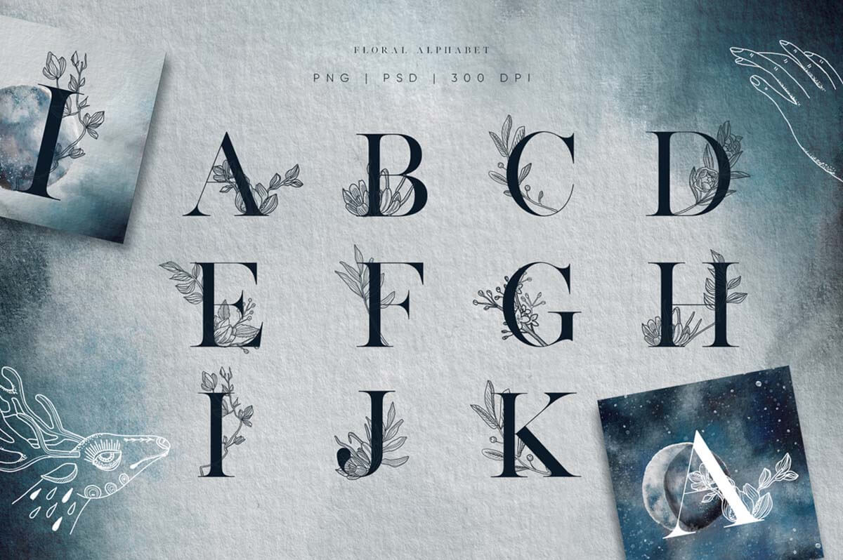 LUNARE MYSTERIOUS GRAPHIC SET