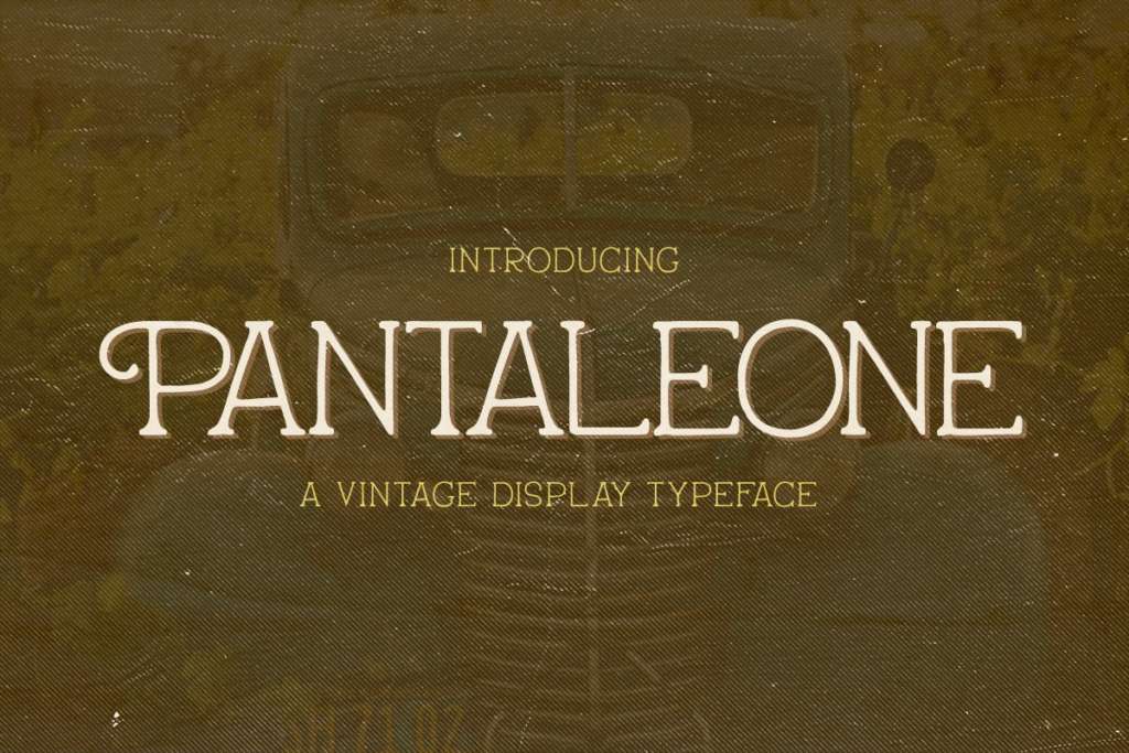 Pantaleone Vintage Typeface