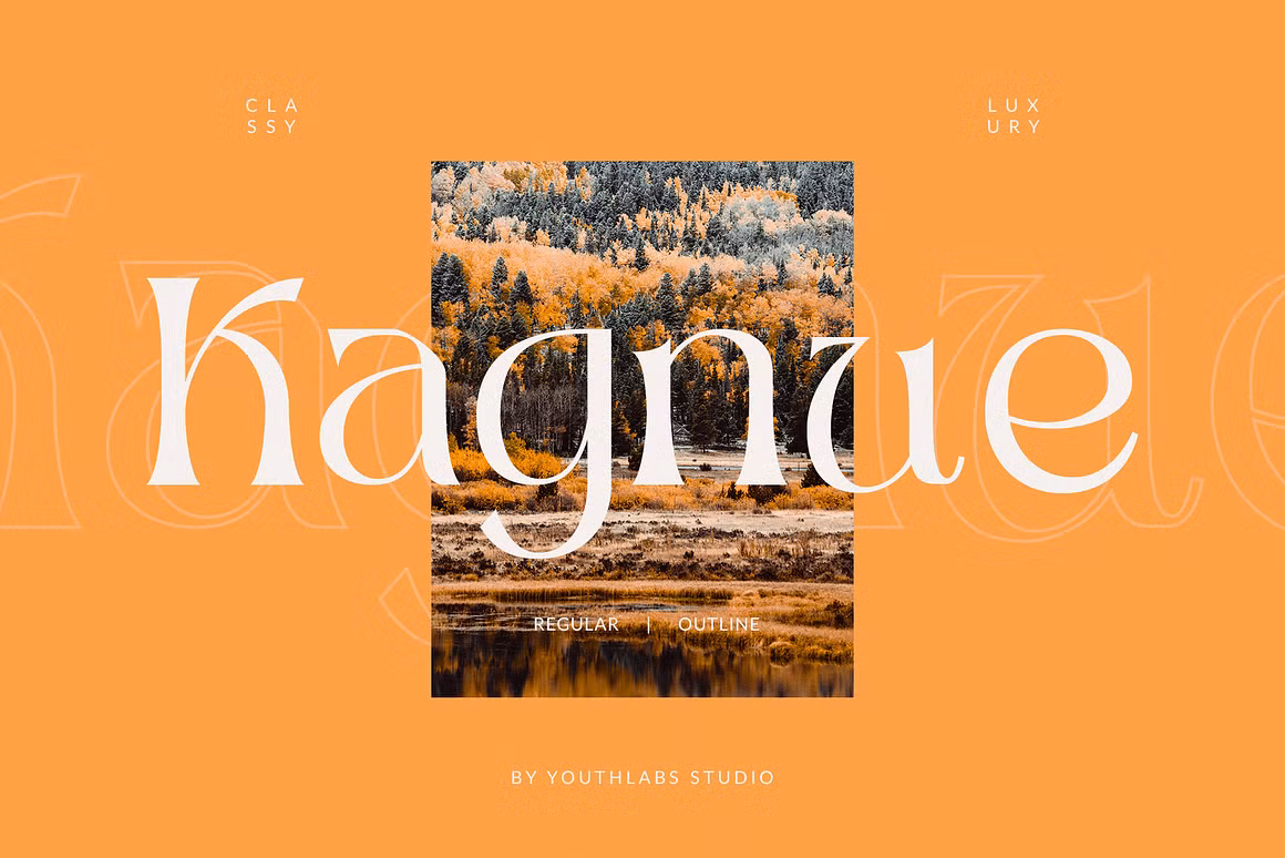 Kagnue Serif | Modern Classy Font
