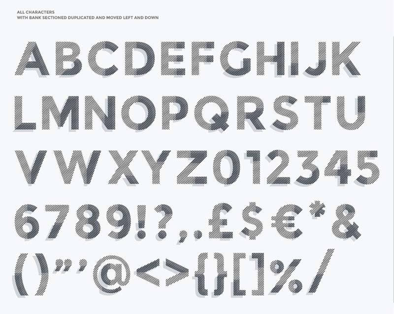 Bank typeface
