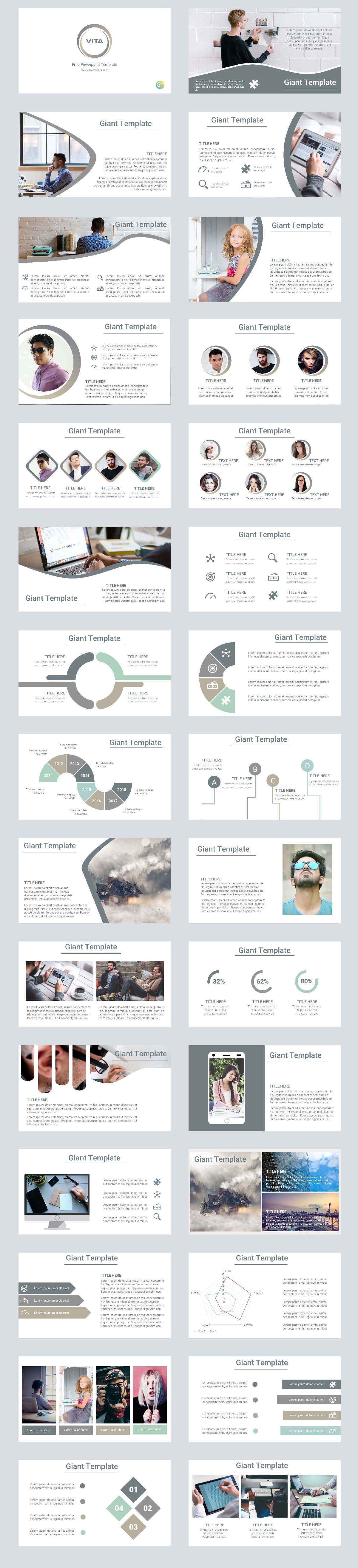 VITA - FREE BUSINESS POWERPOINT TEMPLATE