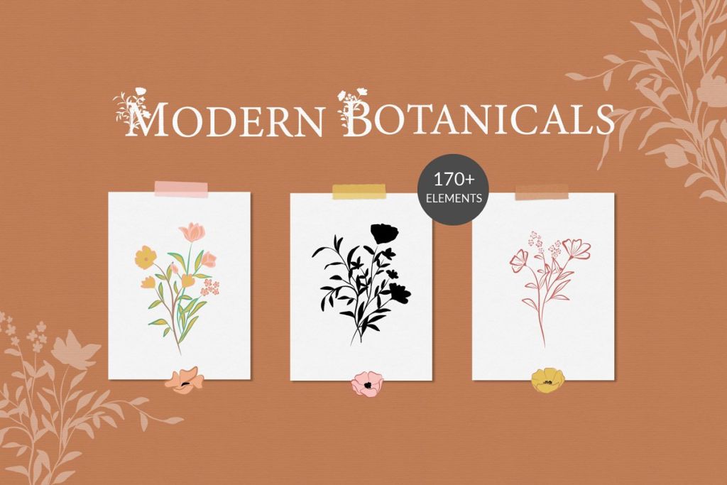 Modern Botanical Illustrations