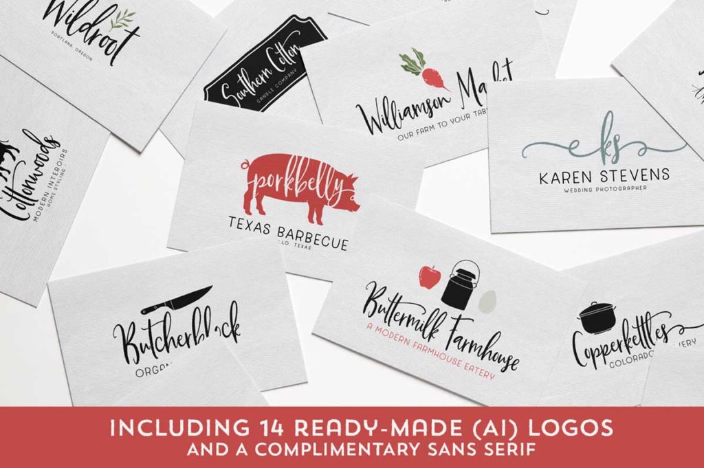 BUTTERMILK FARMHOUSE SCRIPT