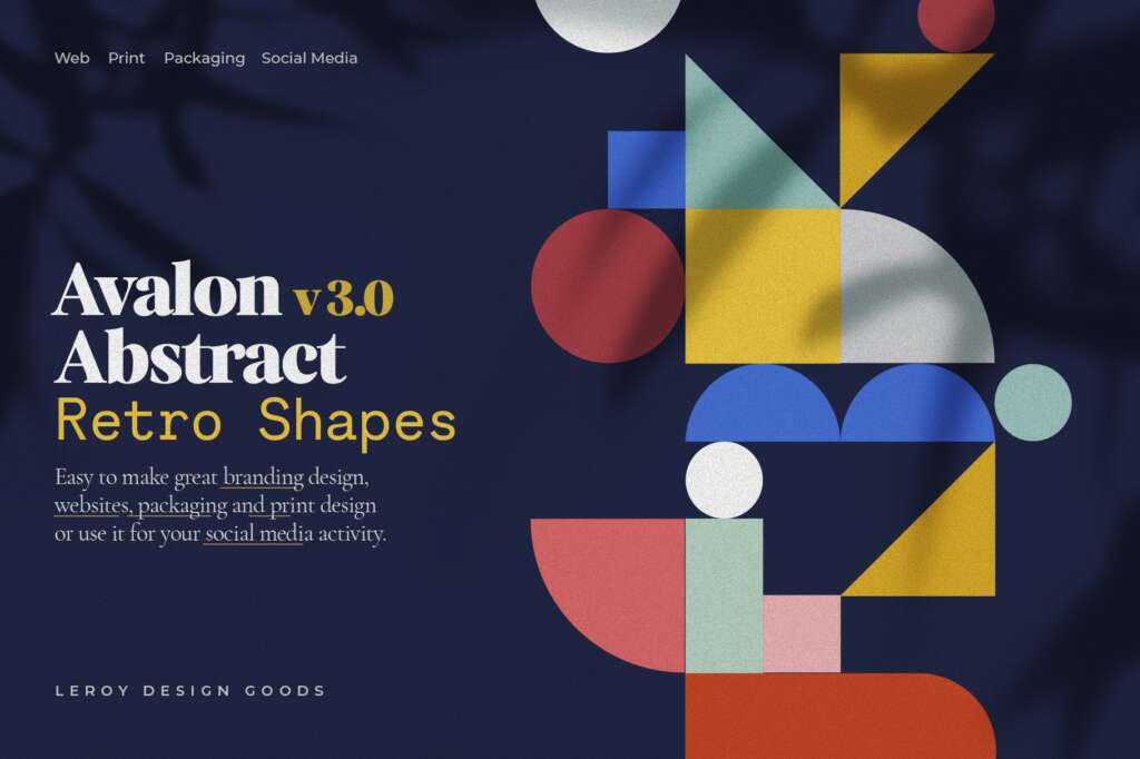 AVALON Retro Abstract Shapes ver 3