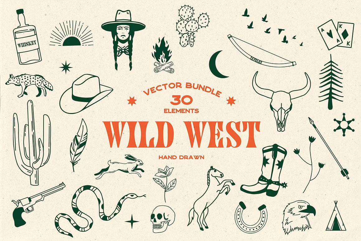 Wild West · Cowboy Illustrations