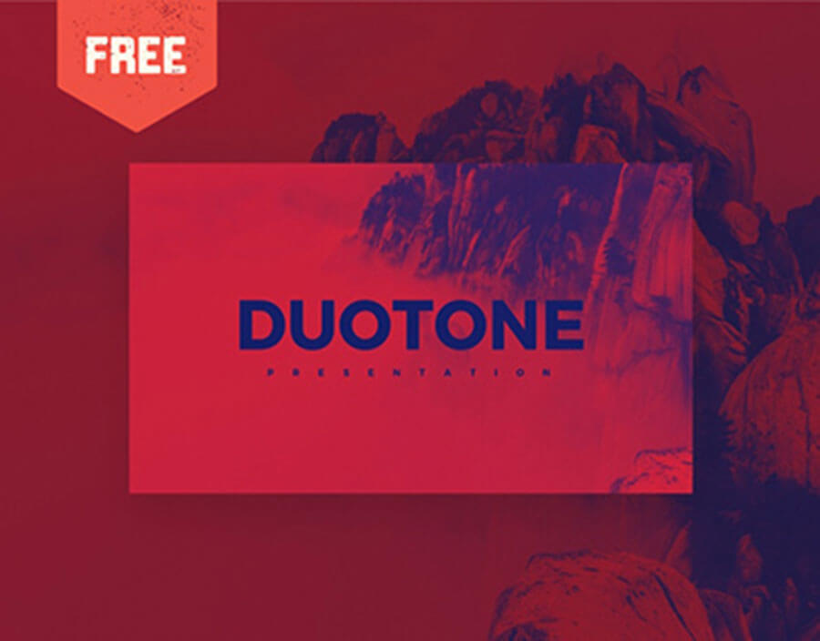 DUOTONE | FREE POWERPOINT & KEYNOTE TEMPLATE