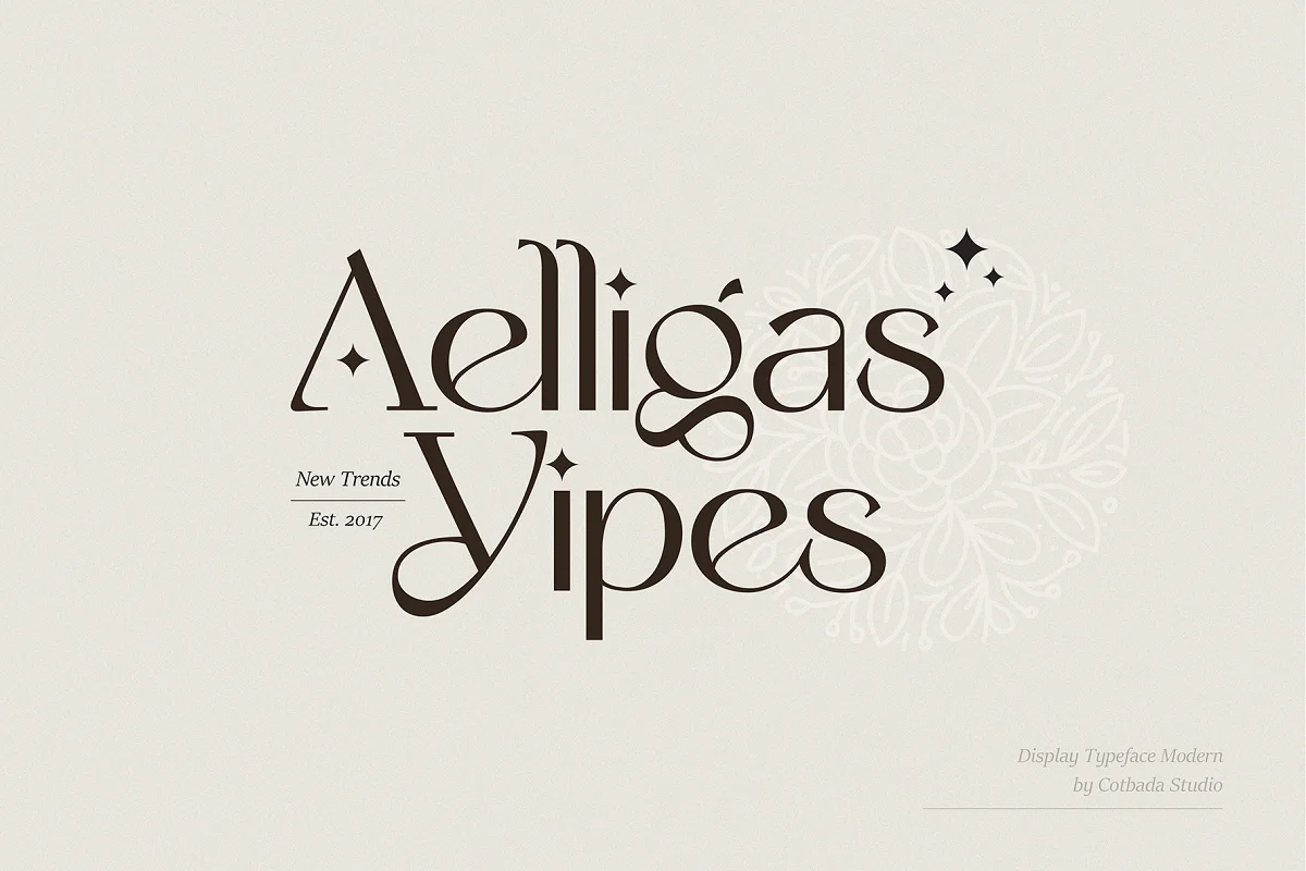 Yipes Display Typeface