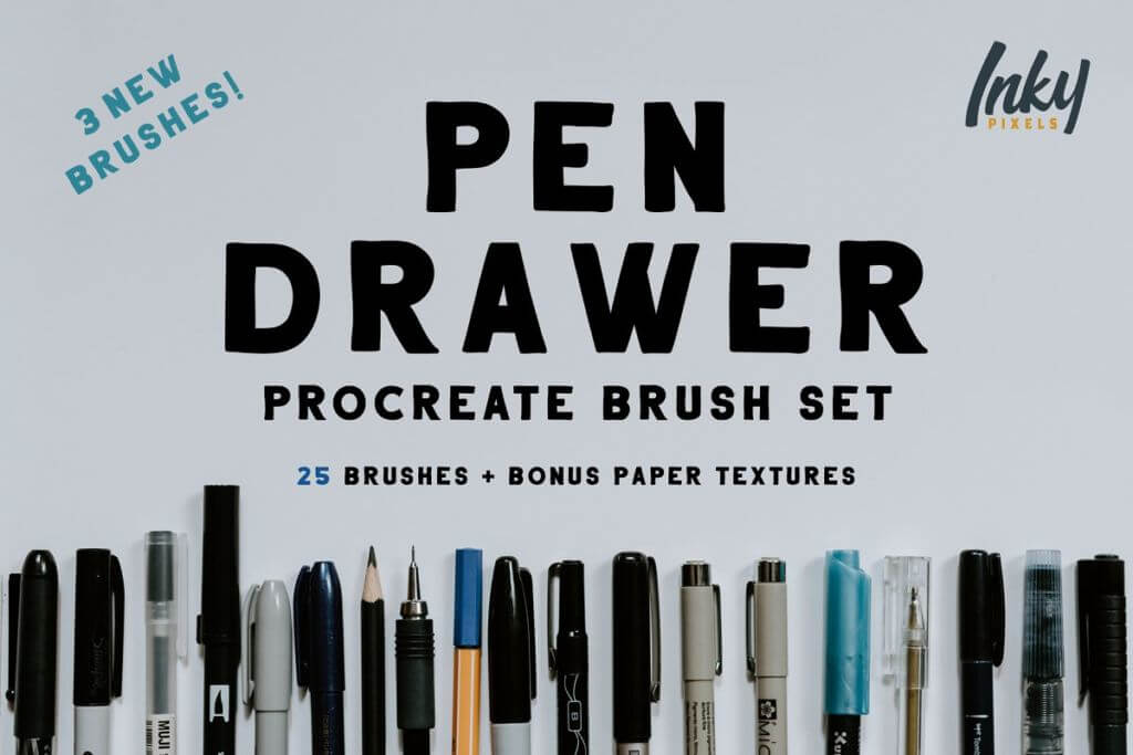 Pen Drawer Procreate Brush Set