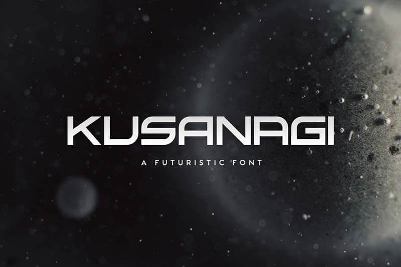 Kusanagi - Futuristic Font