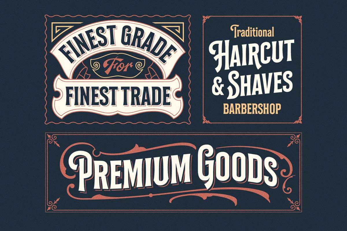 BILCASE VINTAGE DISPLAY FONT FAMILY