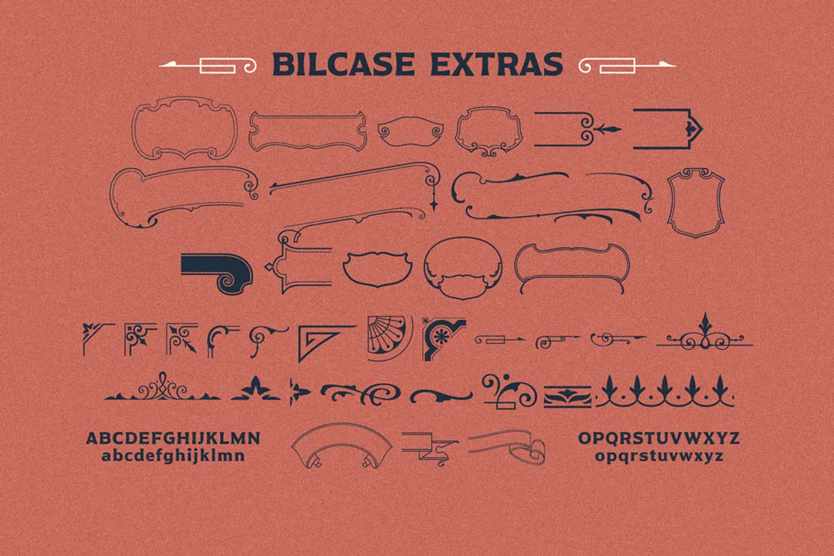 BILCASE VINTAGE DISPLAY FONT FAMILY