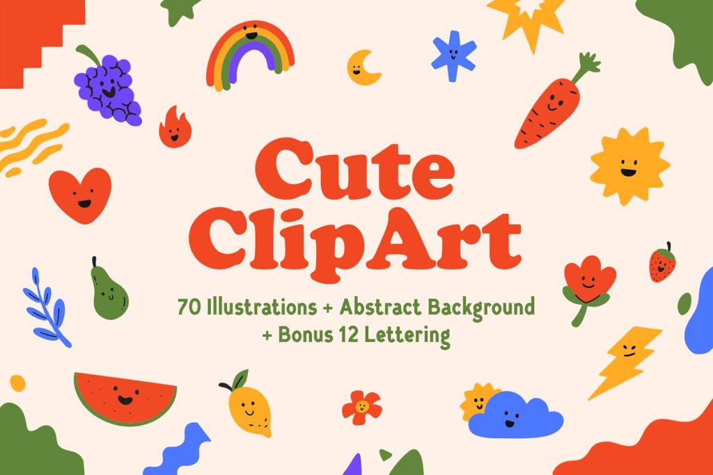 Cute Clip Art Illustration