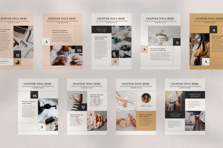 76 Ebook Templates Canva Calendar – A4 Us Letter Magazine Design Cover 