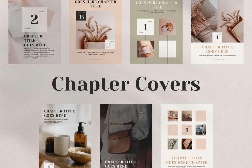 eBook Template Canva Calendar - A4 US Letter Magazine Design Cover Lead magnet Coaching Pack