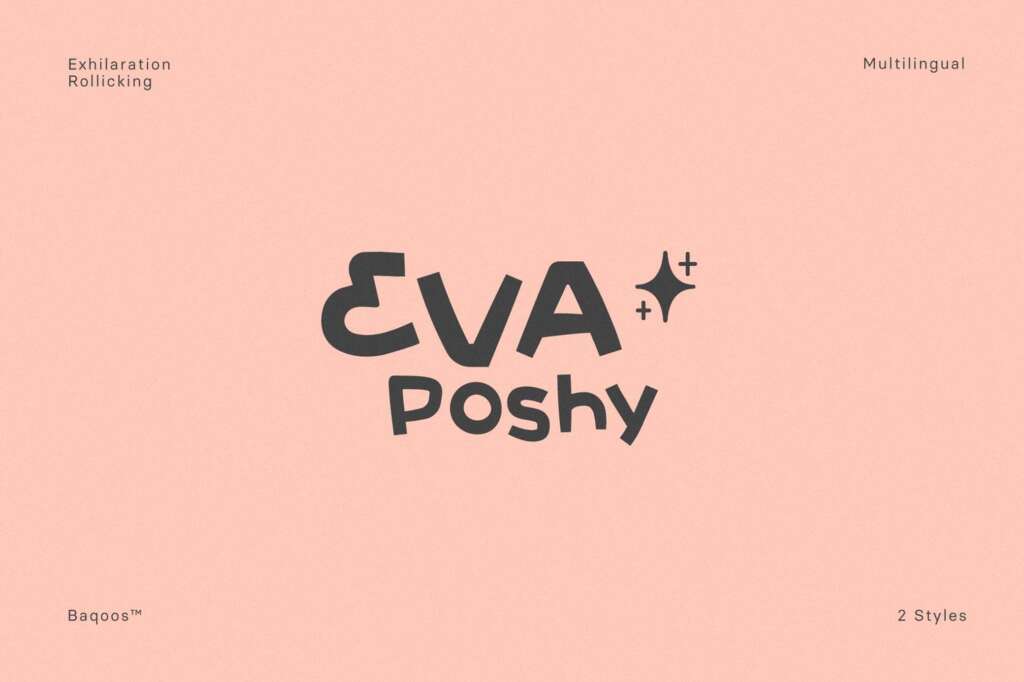 EVA POSHY FONT
