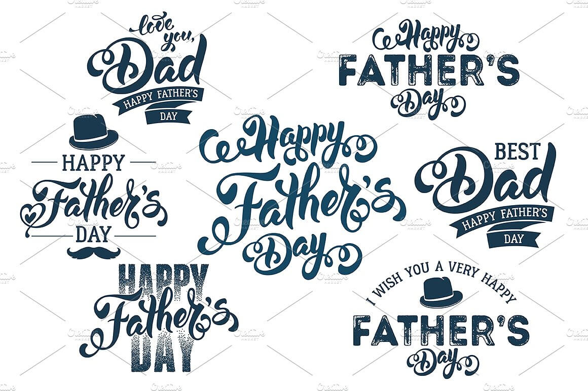 Calligraphic Design for Father's Day