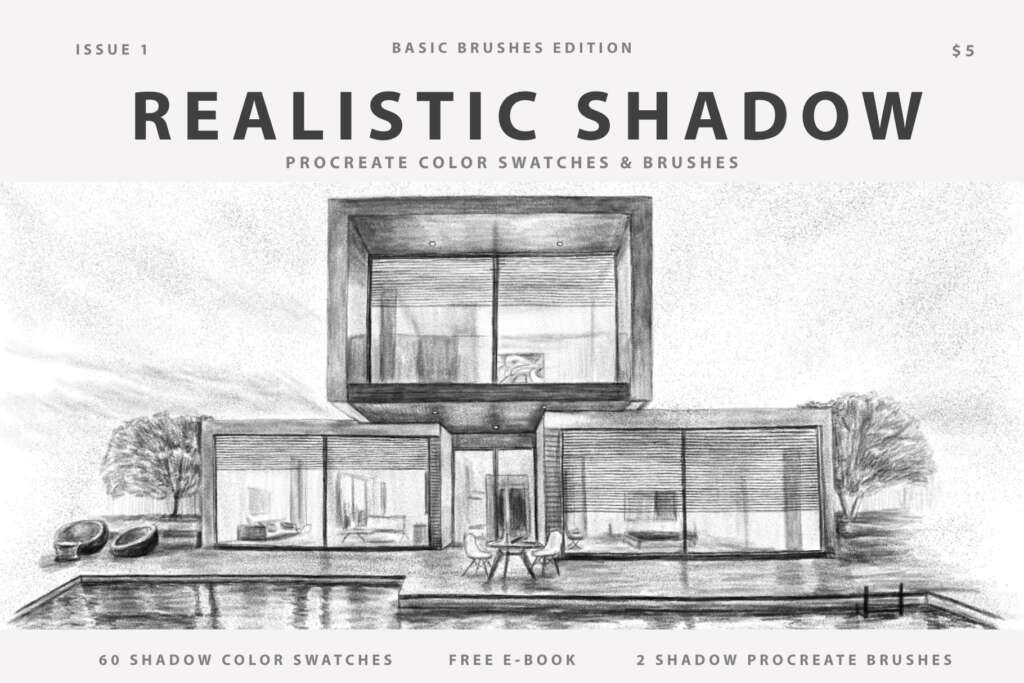 Realistic Shadow Procreate Brushes