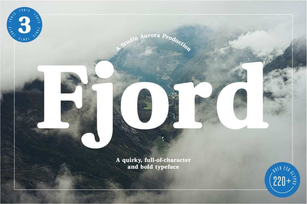 Fjord - Soft Fat Serif Font