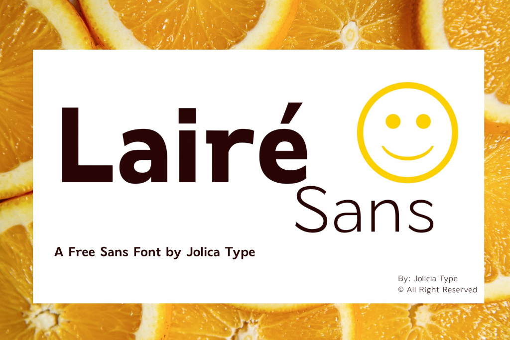 Lairé Sans Regular - Free Font
