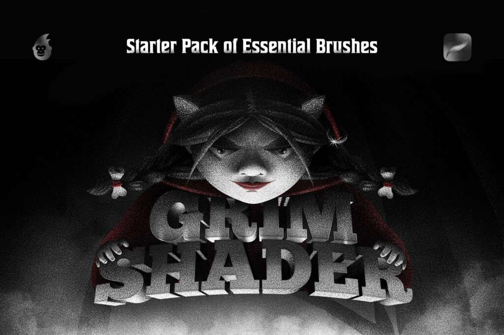 Grim Shader Procreate Brushes
