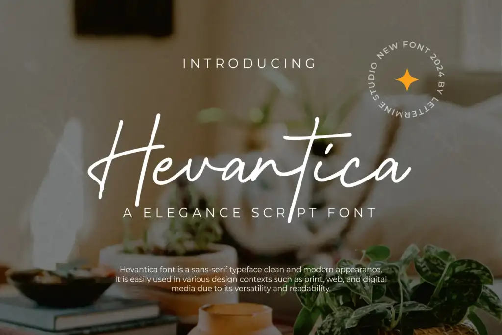 Hevantica – Elegant Script