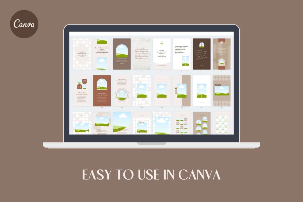 インスタグラムストーリーテンプレートCanva100点セット - Shadow