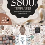 Keikoya Whole Shop Bundle – 3800+ Canva Templates & Free Update
