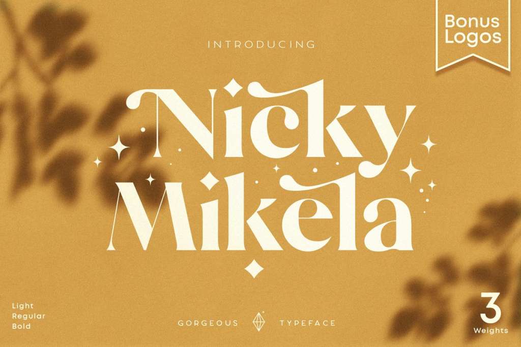 Mikela – Gorgeous Typefaces
