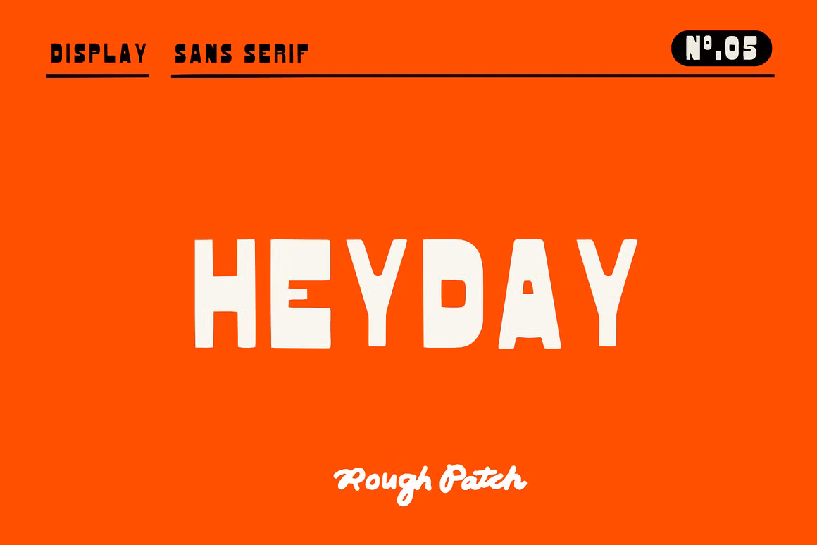 HeyDay | Sans Serif Display Font