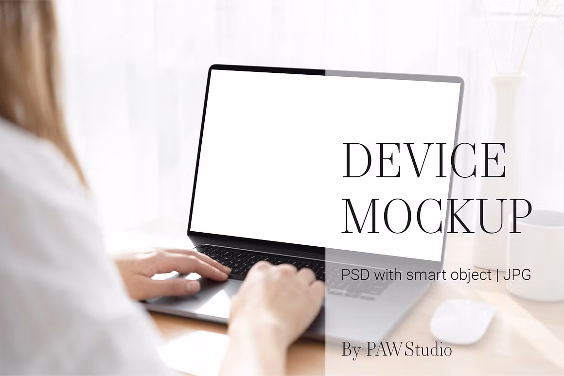 Device Mockup Laptop MacBook