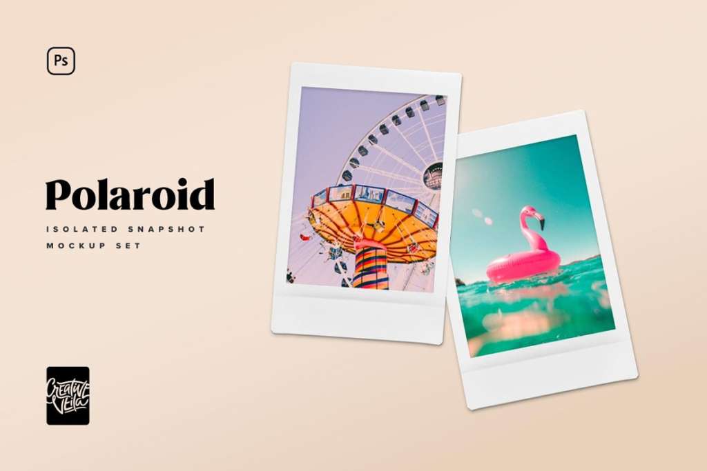 Polaroid Snapshot Picture Mock-ups