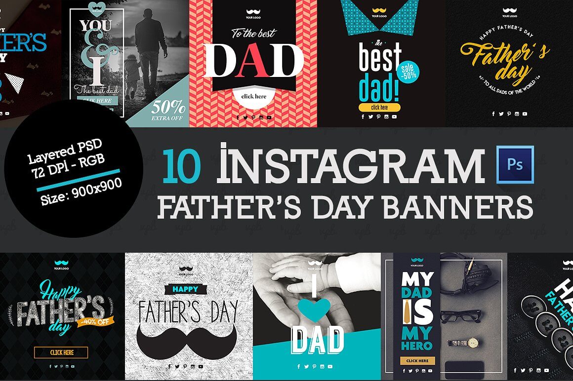 10 Father’s Banners Instagram