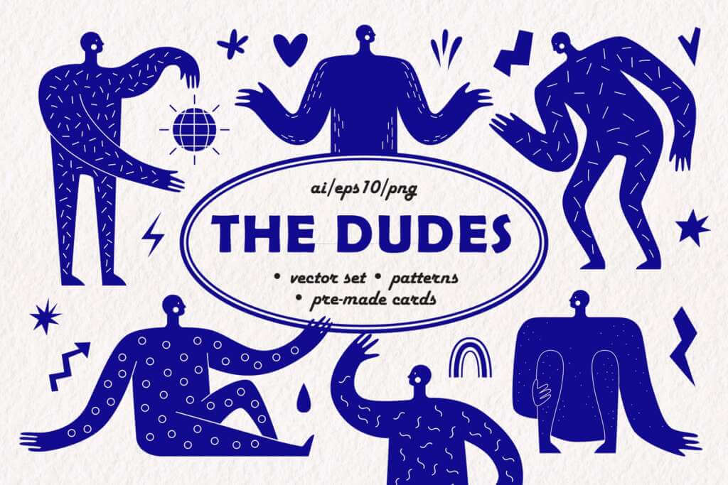 The Dudes | Abstract figures
