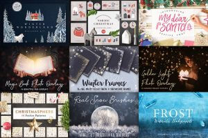 毎年使えるクリスマス素材バンドルが$29で2週間限定再販中【Design Cuts英語サイト】