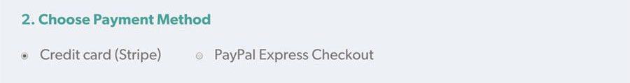 Choose Payment Method