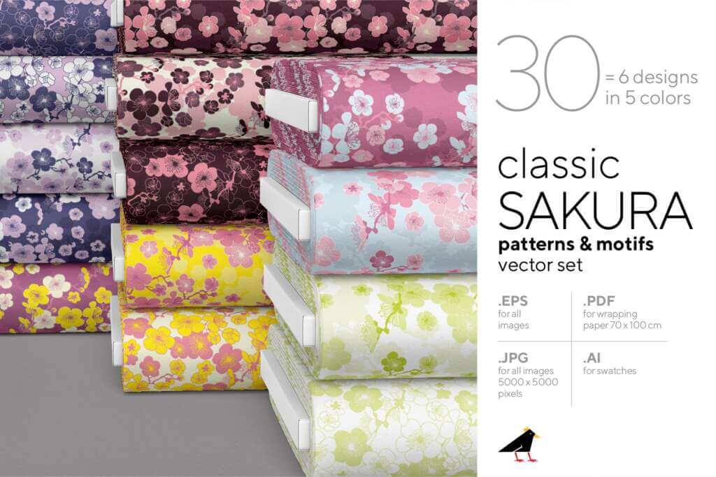 Classic Sakura Patterns Collection
