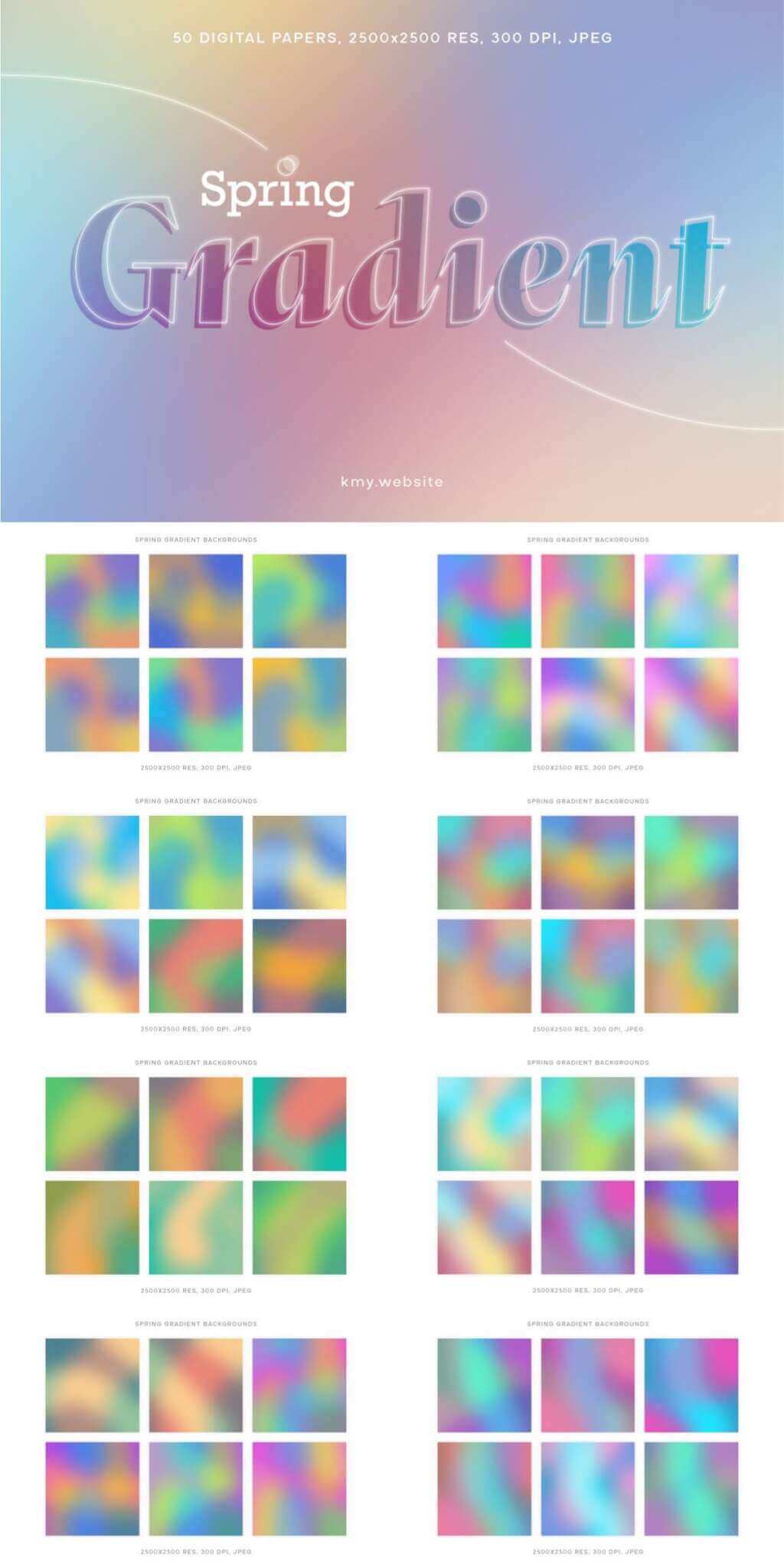 spring-gradient-backgrounds