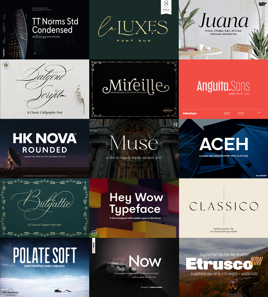 The Font Collector’s Handpicked Selection – Re-Run