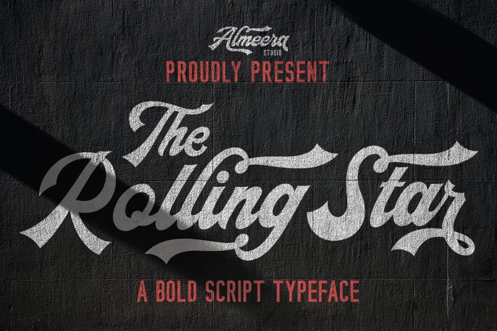 The Rollingstar - Stylish BoldScript