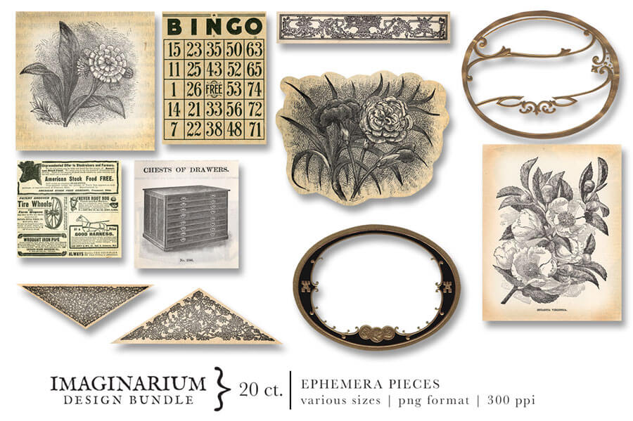 IMAGINARIUM VINTAGE JUNK GRAPHICS