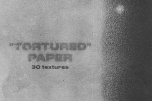 "Tortured" paper - 10 free textures
